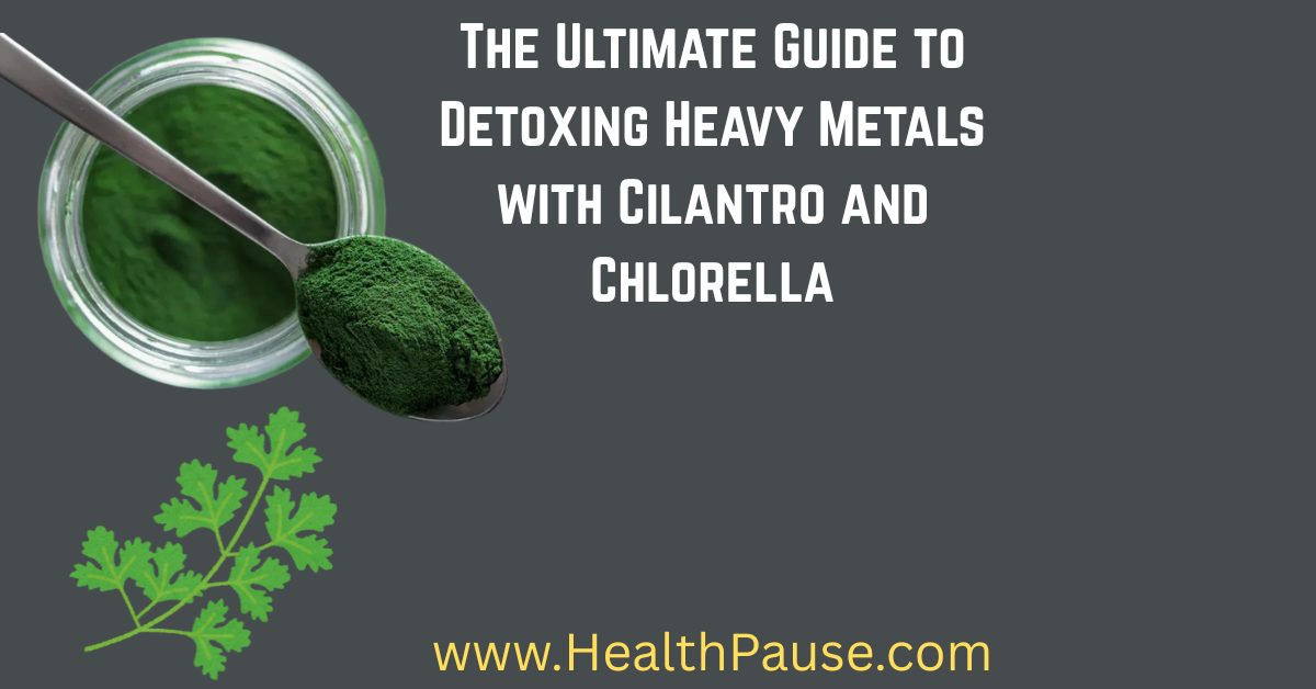 Detoxing Heavy Metals with Cilantro and Chlorella