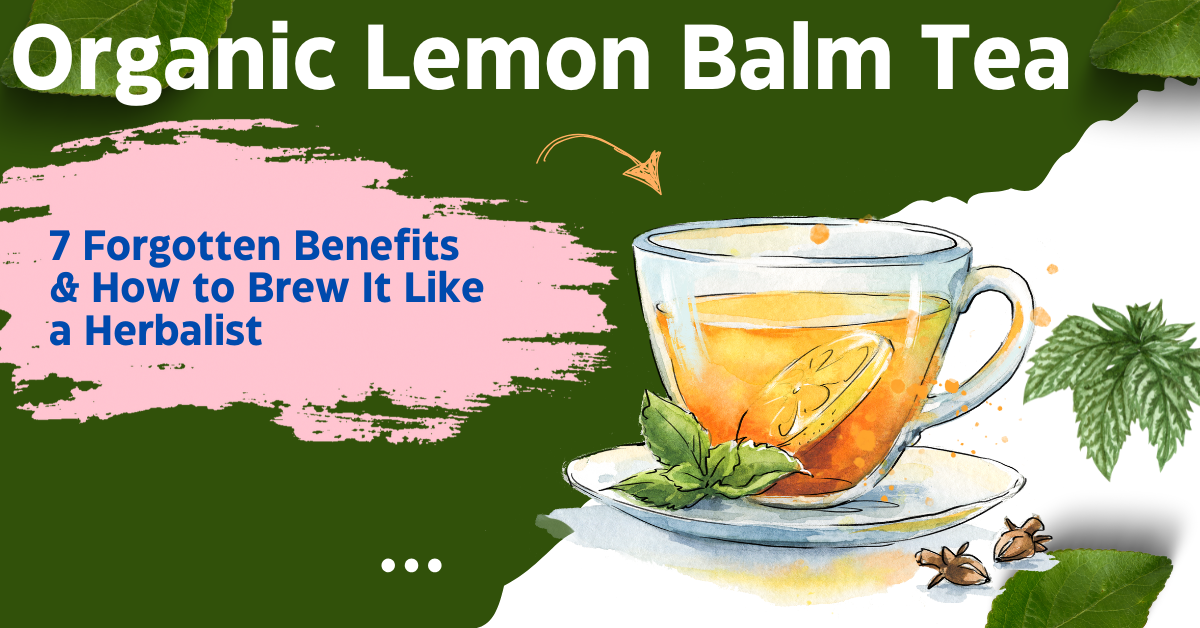 Organic Lemon Balm Tea health benefits, uses, side effects